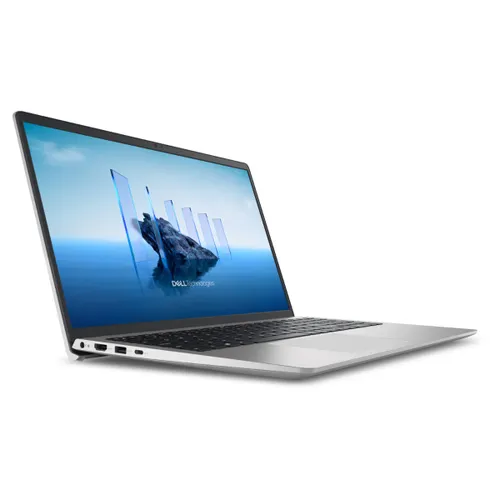Dell 15 laptop left-side view showing ports.